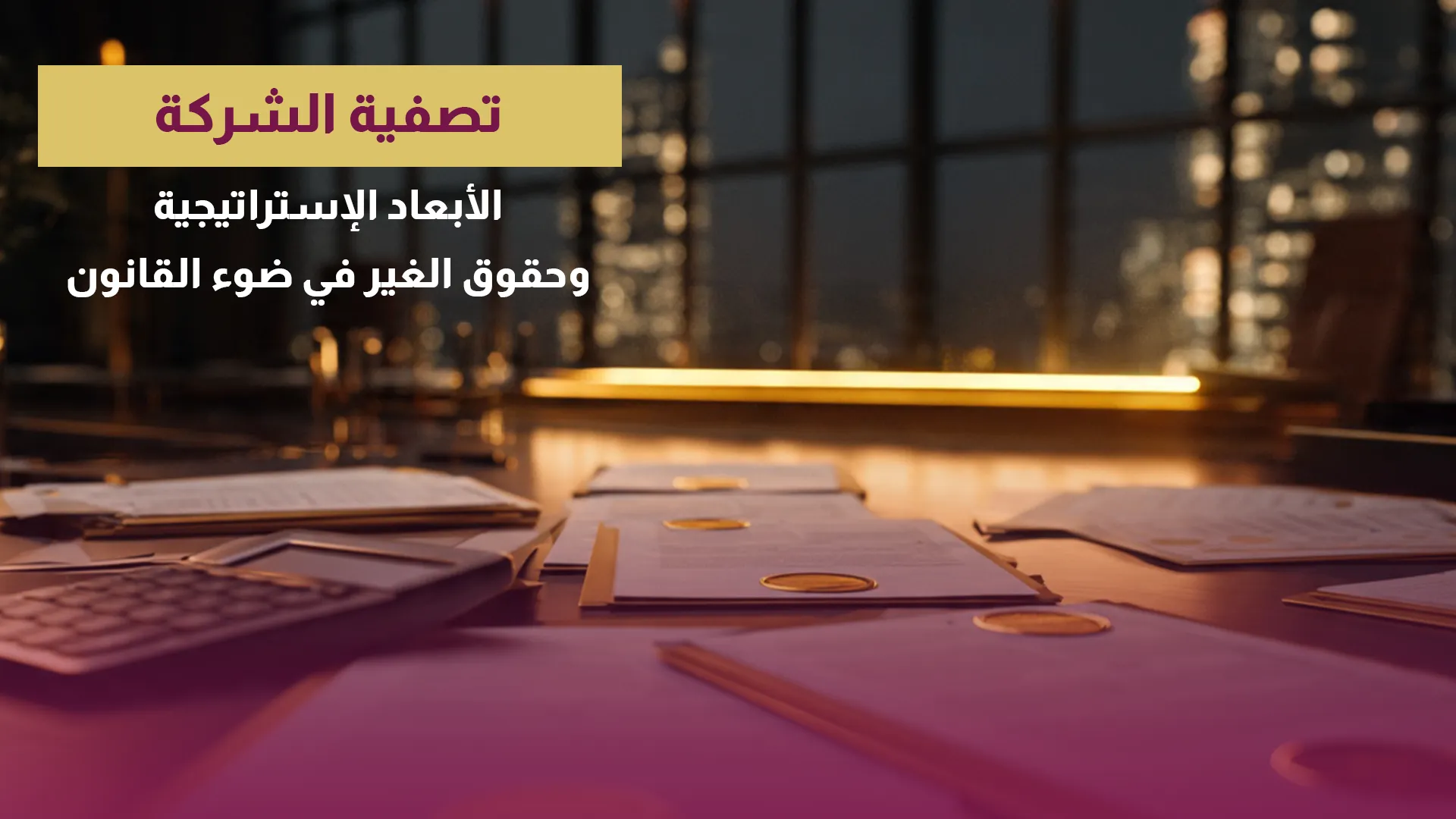تصفية الشركة